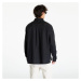 Urban Classics Cotton Linen Half Zip Shirt Black
