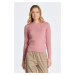 SVETER GANT STRETCH COTTON CABLE C-NECK CALIFORNIA PINK MELANGE