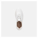 Vasky Teny White - Pánske kožené tenisky / botasky biele, ručná výroba