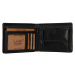 Pánska kožená peňaženka Lagen Tex - čierna