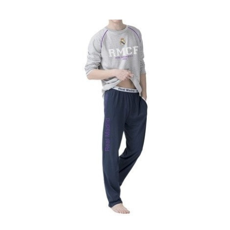Bavlnené pyžamo / domáci úbor REAL MADRID Grey (RM03119KID)
