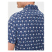 Tommy Hilfiger Košeľa Mini Palm Print MW0MW34582 Tmavomodrá Slim Fit