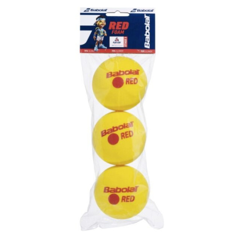 Babolat RED FOAM X3 Detské tenisové loptičky, žltá, veľkosť