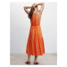 MANGO Letné šaty 'Cobalto'  oranžová