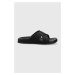 Kožené šľapky UGG Wainscott Slide pánske, čierna farba