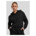 Women's Oversized Hoodie Light Terry - Black