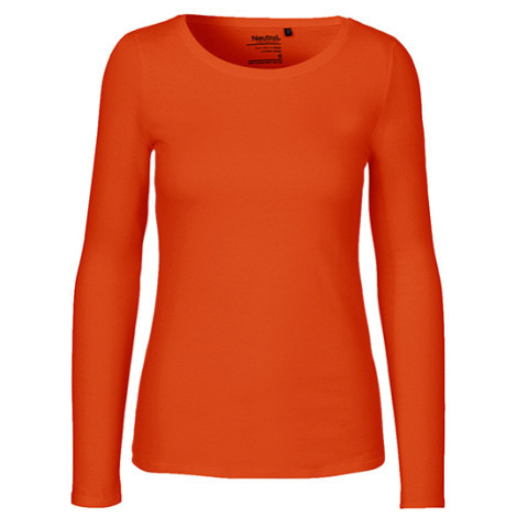 Neutral Dámske tričko s dlhým rukávom NE81050 Orange