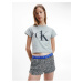 Light Grey Women Patterned Pyjamas Calvin Klein Underwear - Women