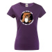 Dámské tričko Nahnevaná mačka - vtipné tričko