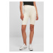 Women's high-waisted cycling shorts whitesand