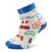Adidas Súprava 3 párov vysokých detských ponožiek Mickey Mouse Crew Socks 3 Pairs IB6776 Farebná