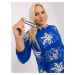 Cobalt blue blouse plus sizes