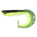 Monkey lures gumová nástraha curly lui chili cheese - 7,5 cm 3,5 g 6 ks