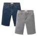 Strečové džínsové bermudy s komfortným strihom, Regular (2 ks)