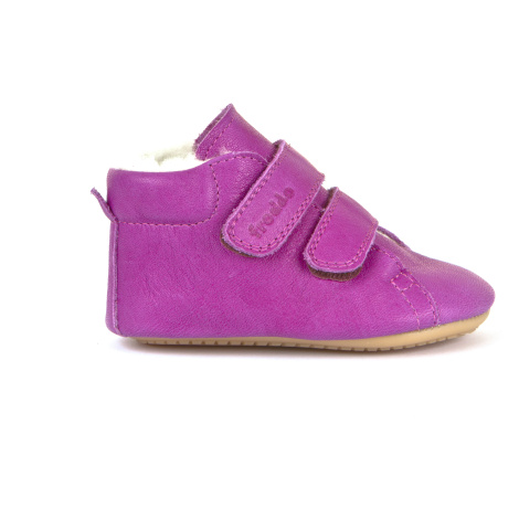 Barefoot zimná obuv Froddo - Prewalkers Sheepskin Fuchsia