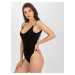 ČIERNE BODY S OKRÚHLYM VÝSTRIHOM NA CHRBTE NM-BO-L55148.16-BLACK