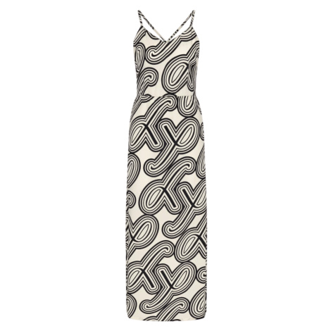 Dámske plážové šaty MyWear Beach Maxi Dress 01 pt - - čiernobiele M015 - TRIUMPH