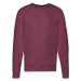 Burgundy men's sweatshirt Lightweight Raglan Sweat Fruit of the Loom