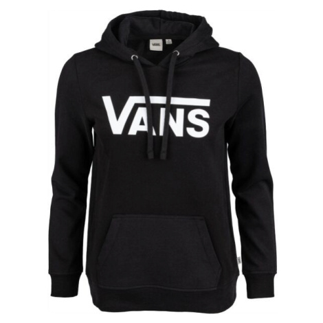 Vans WM DROP V LOGO HOODIE Dámska mikina, čierna, veľkosť