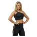 Nebbia High Support Sports Bra INTENSE Asymmetric Black/Gold Fitness bielizeň