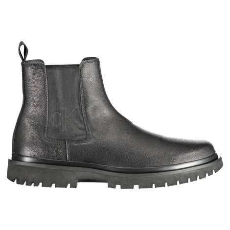 Pánske čierne členkové topánky Calvin Klein