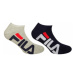 Ponožky FILA 2 PACK-F9199 INVISIBLE SOCKS-189 NAVY GREY