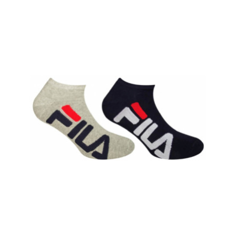 Ponožky FILA F9199 INVISIBLE SOCKS 2 PACK-189 NAVY GREY