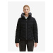 Black Ladies Quilted Winter Jacket with Concealed Hood Tom Tailor - Women