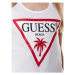 Guess Plážové šaty Logo E3GP03 JA914 Biela Regular Fit