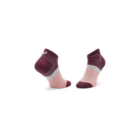 Asics Súprava 3 párov kotníkových ponožiek unisex Color Block Ankle 3033B560 Ružová