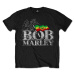 RockOff BOB MARLEY UNISEX tričko: DISTRESSED LOGO