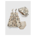 GAP Baby Linen Dress with Hat - Girls