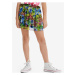 Blue-green girly floral skirt Desigual Garden - Girls