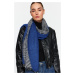 Trendyol Sax Crowbar Patterned Soft Textured Scarf