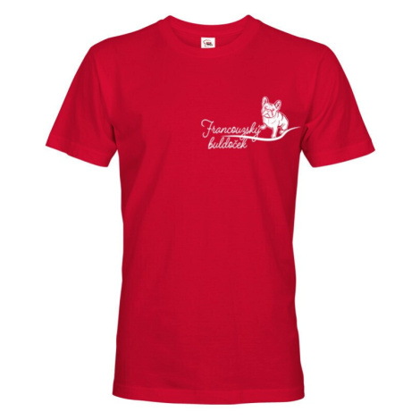 Pánské tričko pre milovníkov psov - Francúzsky buldoček