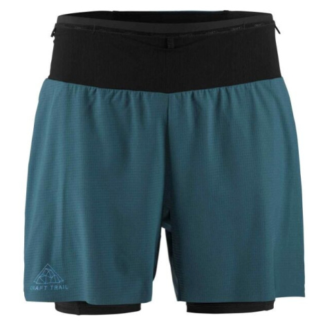 Craft PRO TRAIL 2IN1 SHORTS M Pánske bežecké šortky, zelená, veľkosť