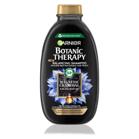 Šampón pre mastné korienky a suché dĺžky Garnier Therapy Botanic Magnetic Charcoal - 400 ml + da