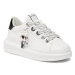 KARL LAGERFELD Sneakersy KL62576N Biela