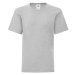 Grey children's t-shirt in combed cotton Fruit of the Loom