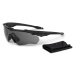 Ochranné okuliare Crossblade™ One ESS® – Dymovo sivé, Čierna