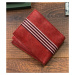 Pánske peňaženky 701 CSG RED WHITE BL červená jedna