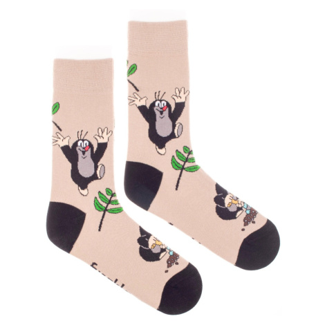 Ponožky Krtek hnedý Fusakle