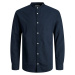 Jack&Jones Pánska košeľa JJELINEN Slim Fit 12248581 Navy Blazer S