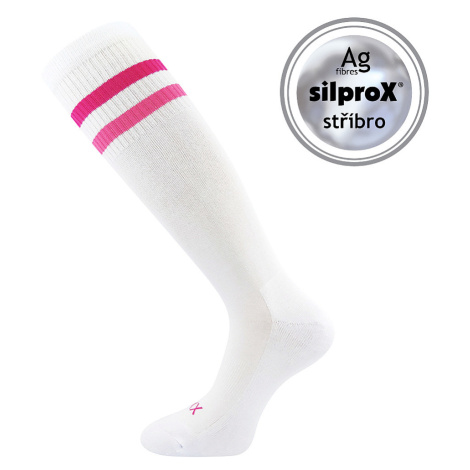 VOXX Retrana ponožky biele/ružové 1 pár 118891