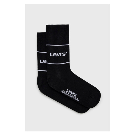 Ponožky Levi's 37157.0666-black, čierna farba Levi´s