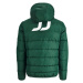 JACK & JONES Zimná bunda 'BOBBY'  zelená / biela