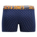 JACK & JONES Boxerky 'Henrik'  modrá / oranžová / čierna / biela