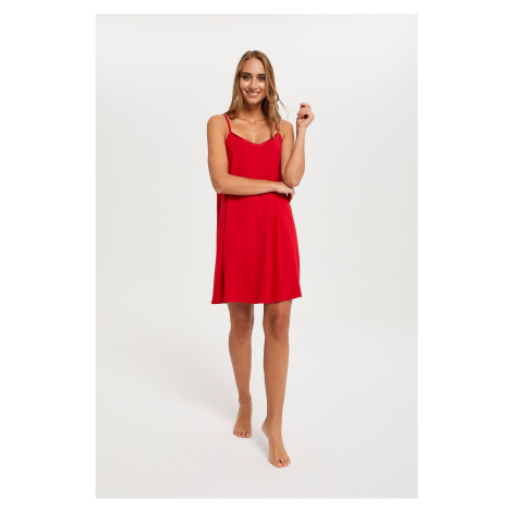 Women's Song shirt with narrow straps - red Italian Fashion