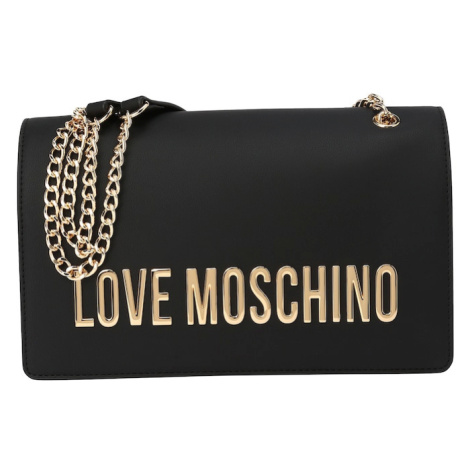 Love Moschino Kabelka na rameno 'BOLD LOVE'  zlatá / čierna
