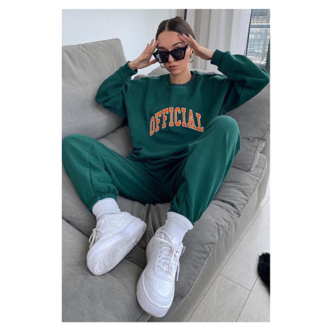 Madmext Mad Girls Green Tracksuit Mg944